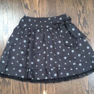 Justice polka dot skirt size 12